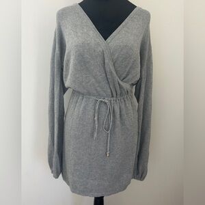NWT Rumored Grey Drawstring Dress